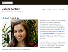 Tablet Screenshot of joannafantozzi.com
